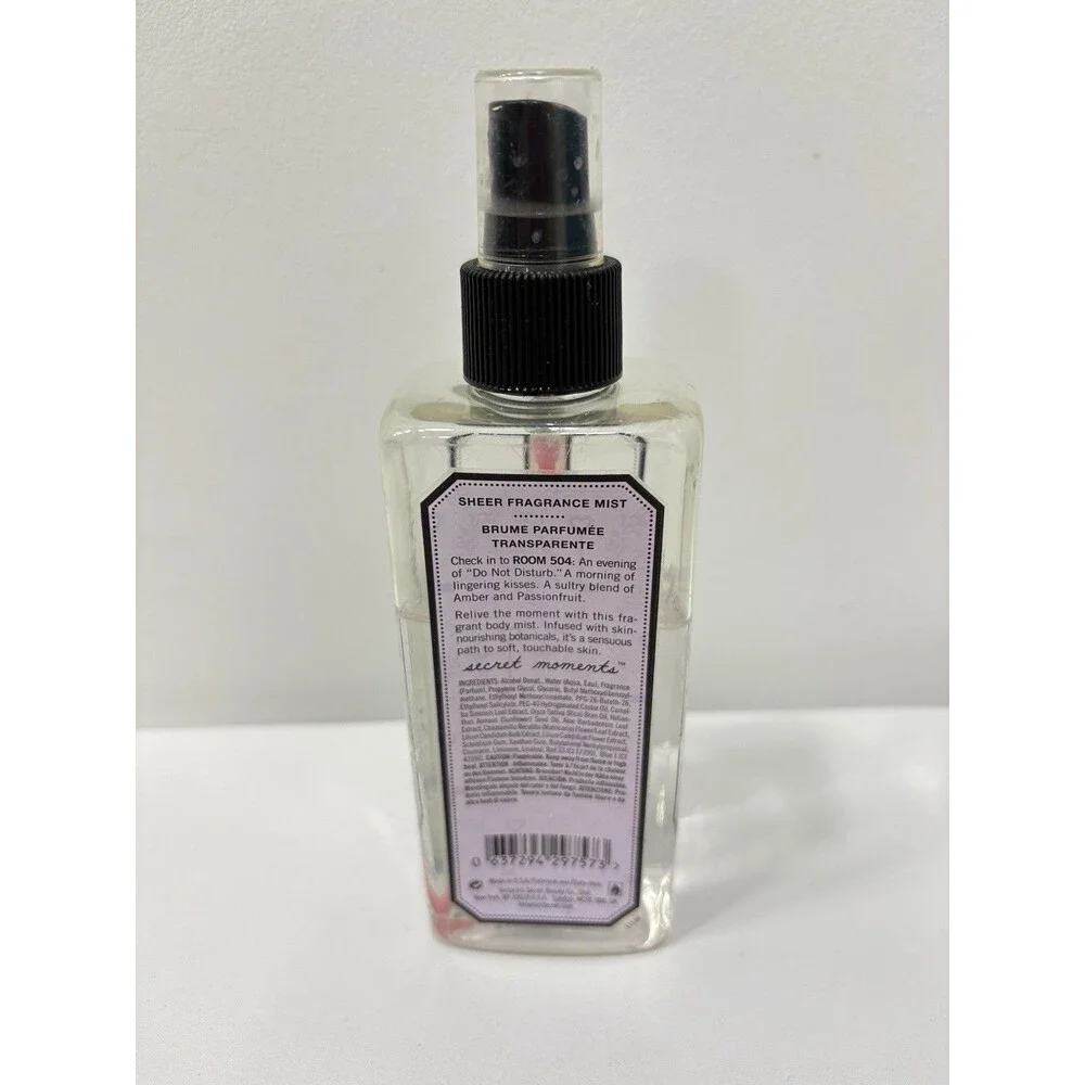 Victoria’s Secret Moments Room 504 Sheer Fragrance Body Mist 8.4 Oz Rare 60% Ful